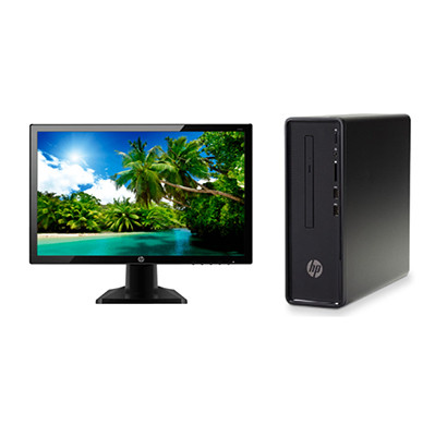 hp slimline tower 290-a0007il (8th gen intel celeron processer j4005 (dualcore)/4 gb ram/ 1tb sata hdd/19.5 (20kd)/dos/ intel integrated hd graphics/ dvd writer/hp usb wired keyboard & wired mouse)1 year warranty